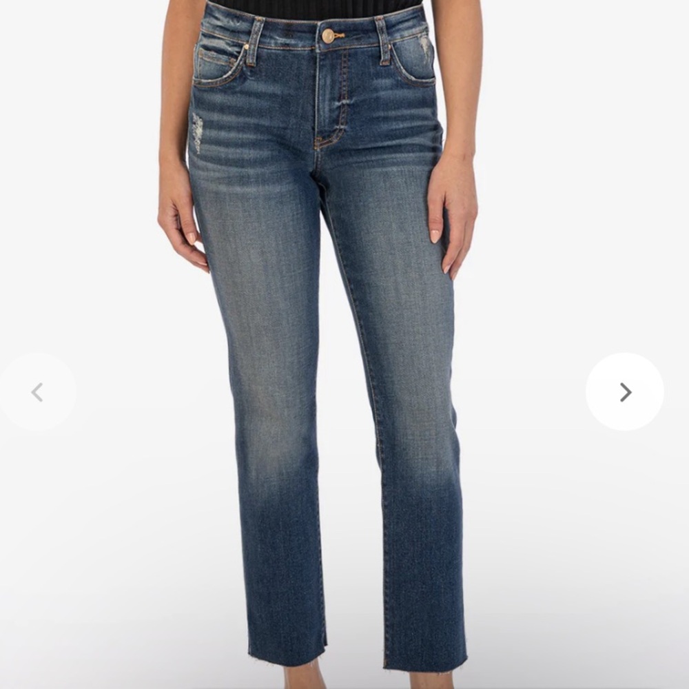NWT Kut from the Kloth Jeans Ankle Straight Jeans size 8